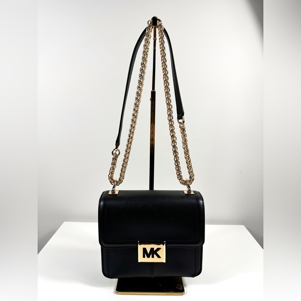 MICHAEL KORS Handbag Leather Shoulder Crossbody Bag Chain - Picture 9 of 15